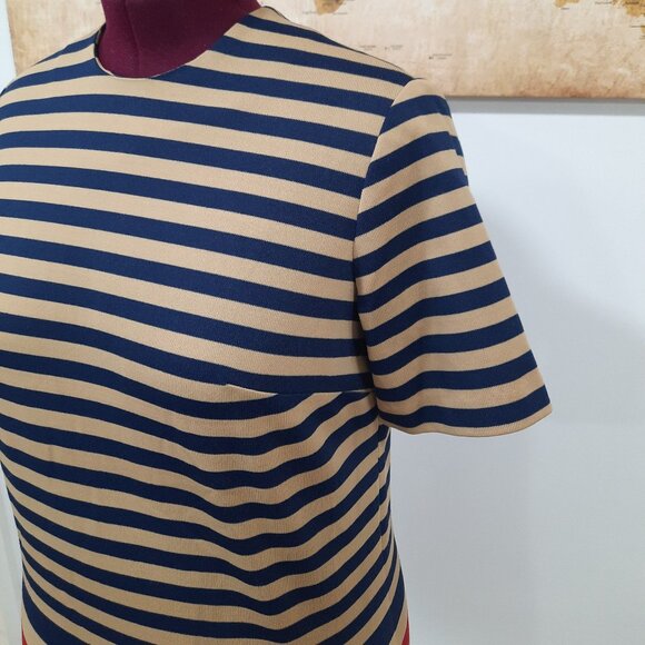 Vtg 60s fitted zipper back top - Leslie Pennington brand - Picture 5 of 9